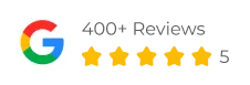 Google Reviews - 400+ 5-star reviews