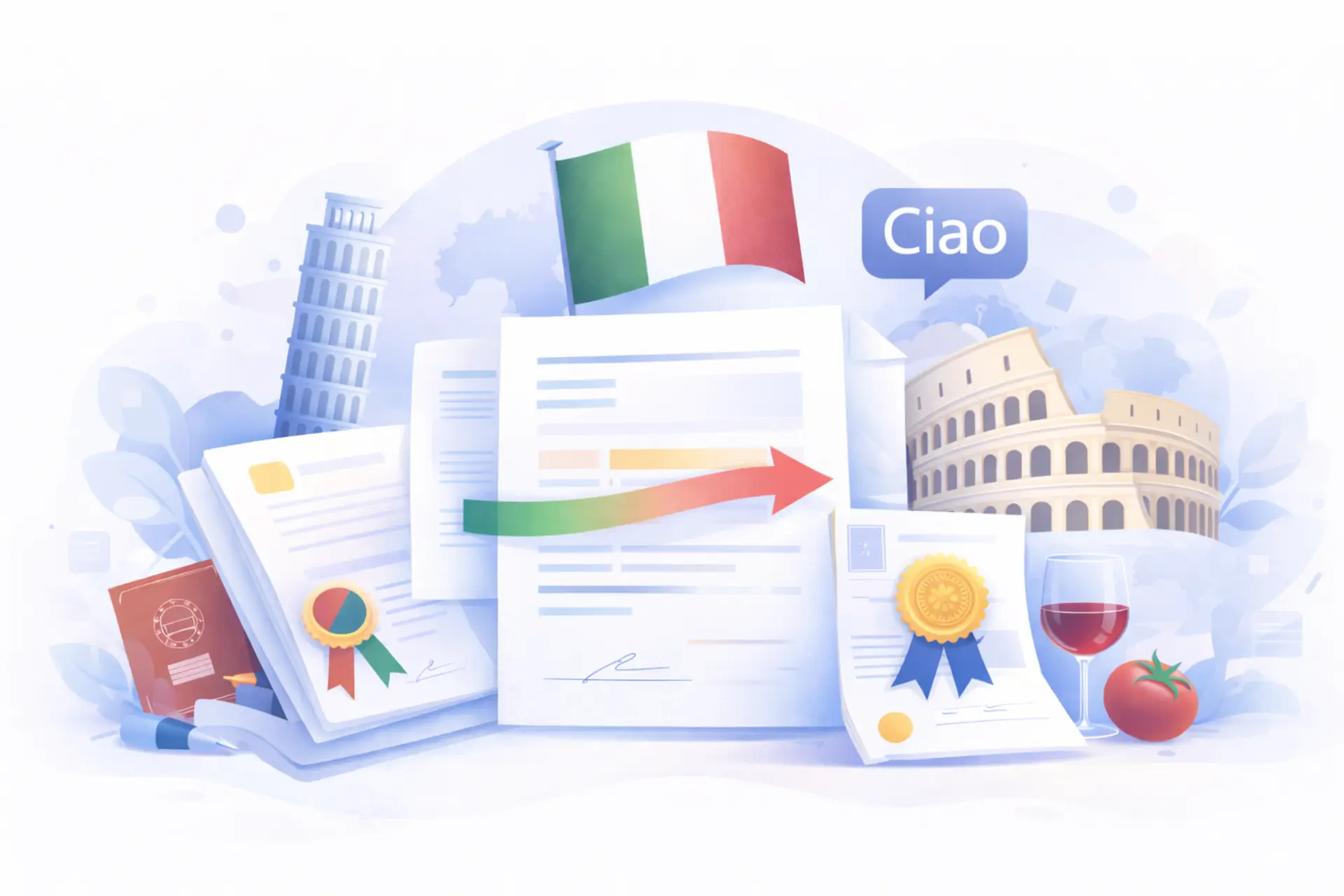 Italian to English Certified Translation Services